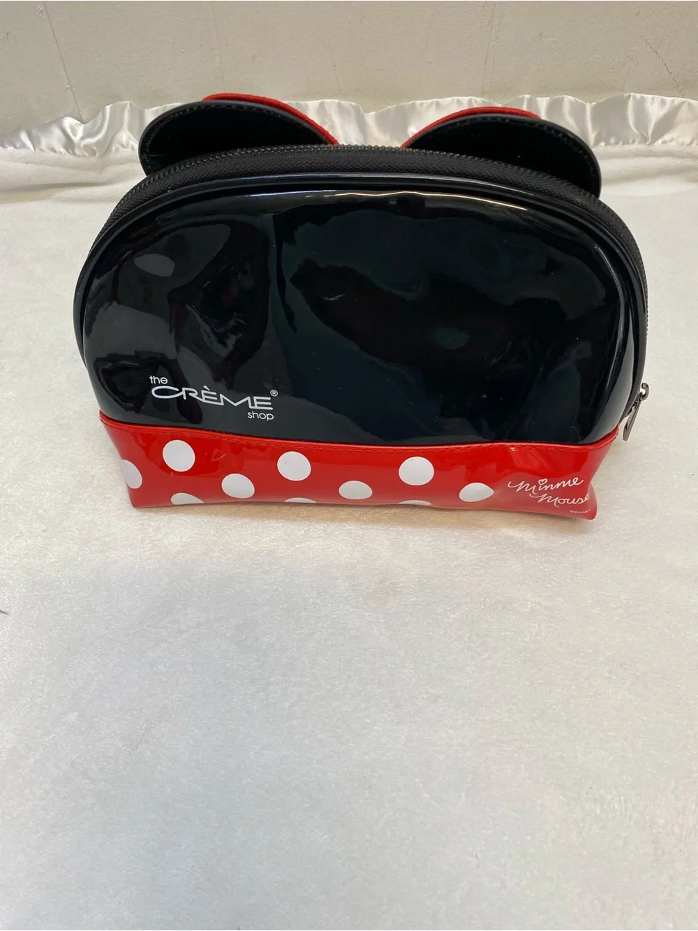 Disney Minnie Mouse Makeup Cosmetic Bag travel pouch the crème shop